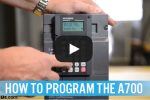 How to Program the Mitsubishi A700 Series VFD (Video)