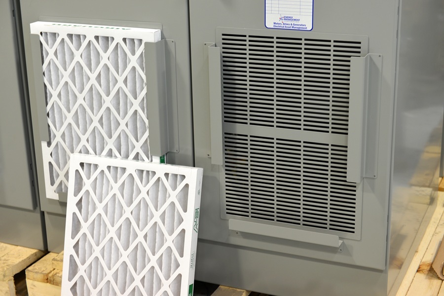 Panel air filter replacement Panel air filter replacement