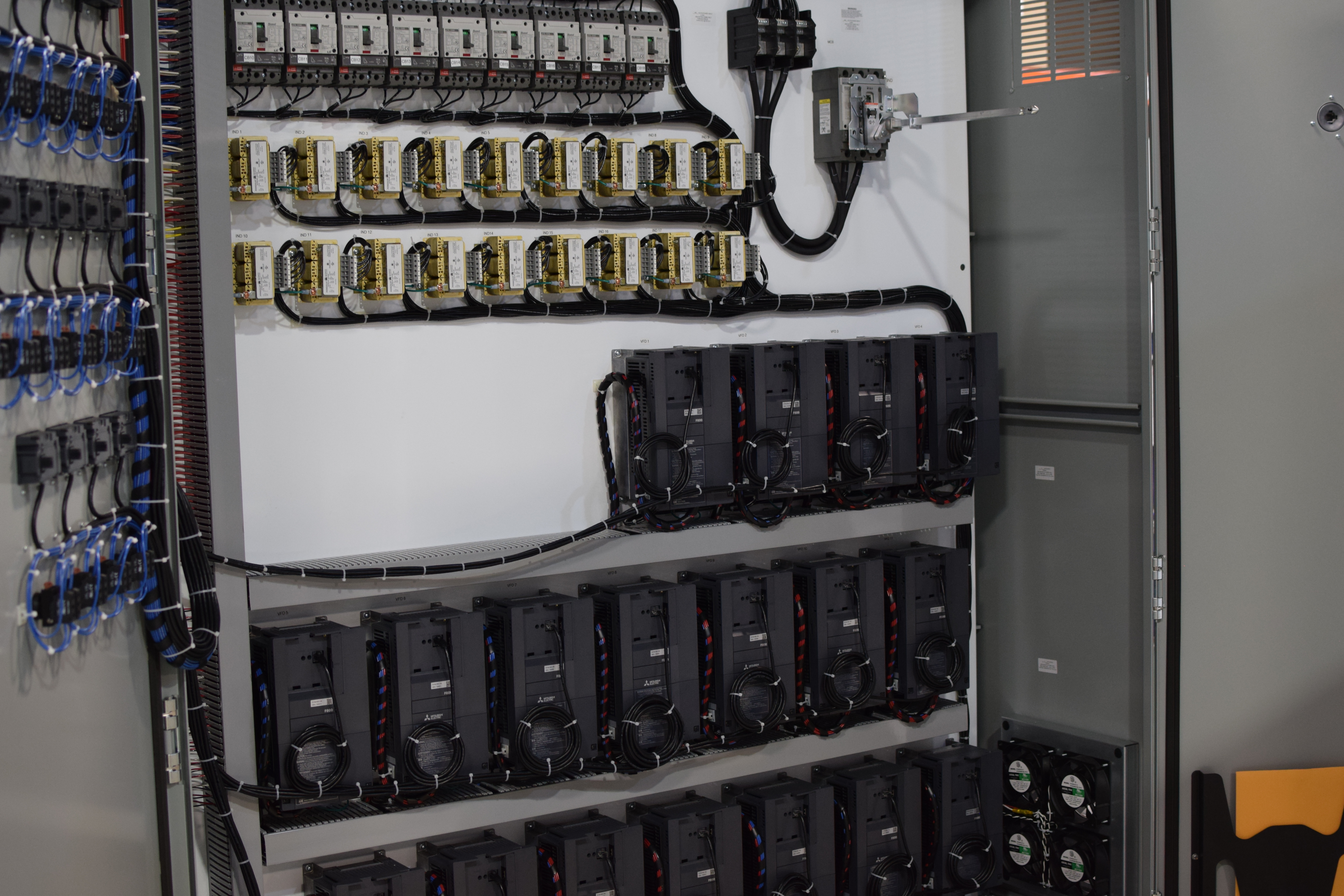 VFD Panel VFDs in a panel